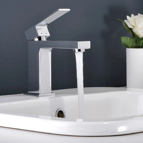 Miscelatore lavabo con scarico automatico Elle cromo - Paffoni