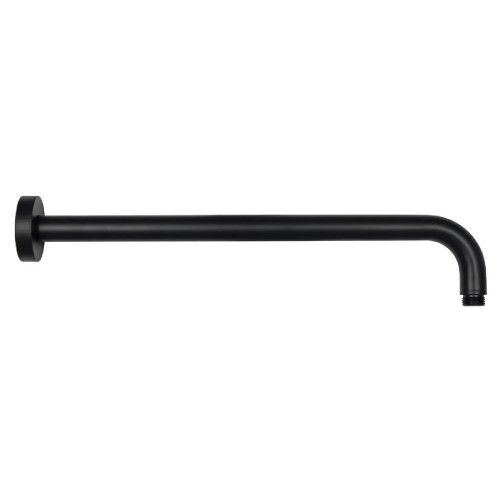 Braccio doccia tondo 40 cm Light nero opaco - Paffoni