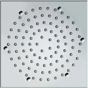 Kit soffione doccia a parete 21x21 cm con braccio e doccia duplex Cube 2