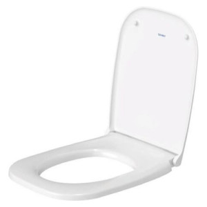Coprivaso con chiusura rallentata D-Code bianco lucido - Duravit 2