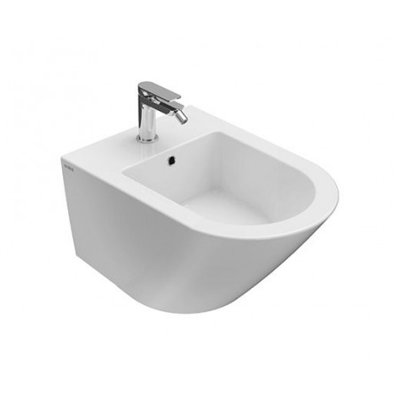 Bidet sospeso monoforo 52x36 cm Forty3 bianco lucido Ceramica Globo