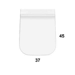 Vaso sospeso senza brida Stone bianco lucido - Globo | Meglioalge 2