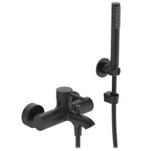 Miscelatore esterno per vasca/doccia Ceraline nero opaco - Ideal Stand