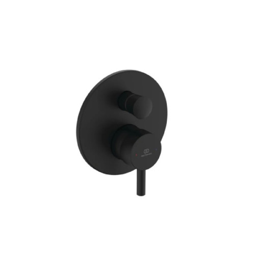 Miscelatore monocomando incasso vasca/doccia Ceraline nero opaco - Ide