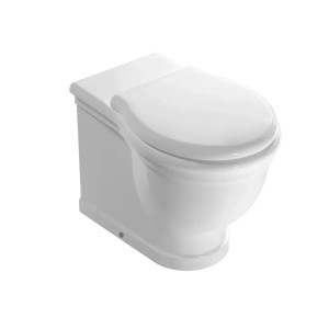 Vaso a Terra Filo Muro 57 cm Paestum Bianco Lucido - Globo Meglioalge