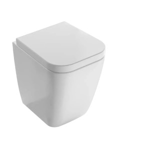 Vaso a terra filo muro 45 cm Stone bianco lucido - Globo | Meglioalge