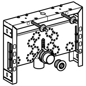 Combifix Italia per bidet sospeso Geberit - supporto da incasso 2