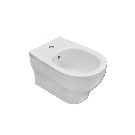 Bidet sospeso filo muro Grace 52x36 cm bianco lucido - Ceramica Globo