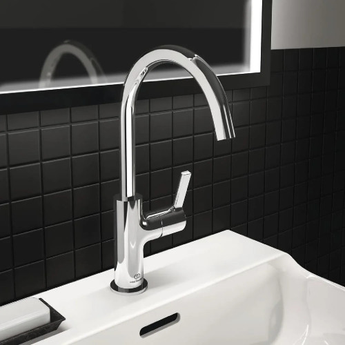 Miscelatore monocomando lavabo bocca alta Joy cromo - Ideal Standard