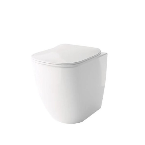 Vaso a terra Faster 53x37 cm bianco lucido - Hidra
