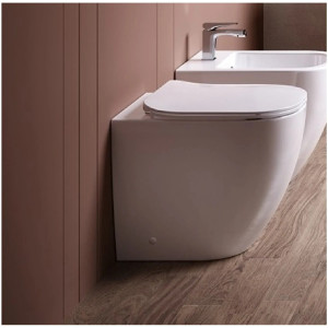 Vaso a terra Faster 53x37 cm bianco lucido - Hidra 2