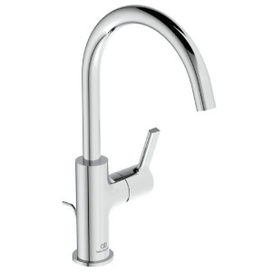 Miscelatore lavabo a bocca alta con scarico Joy cromo - Ideal Standard