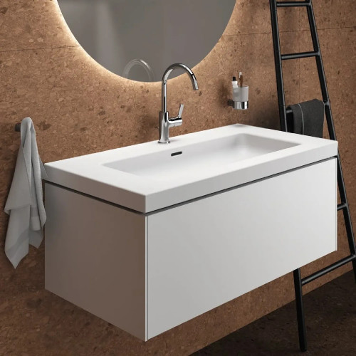 Miscelatore lavabo a bocca alta con scarico Joy cromo - Ideal Standard