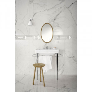 Allmarble Statuario Tozzetto 3D Lux 15x15 cm - Eleganza by Marazzi 2