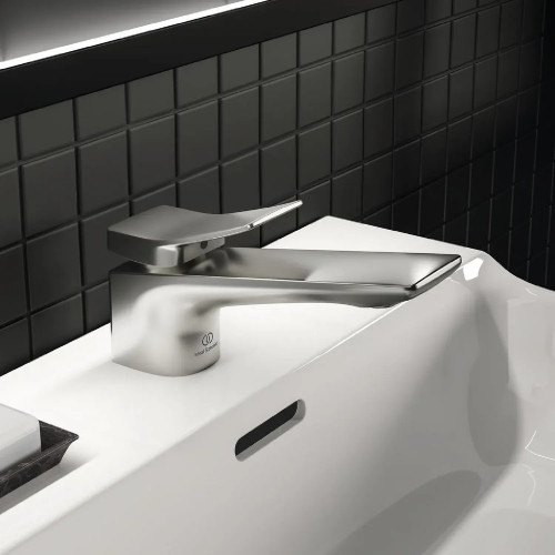 Miscelatore monocomando lavabo Conca con scarico silver storm - Ideal
