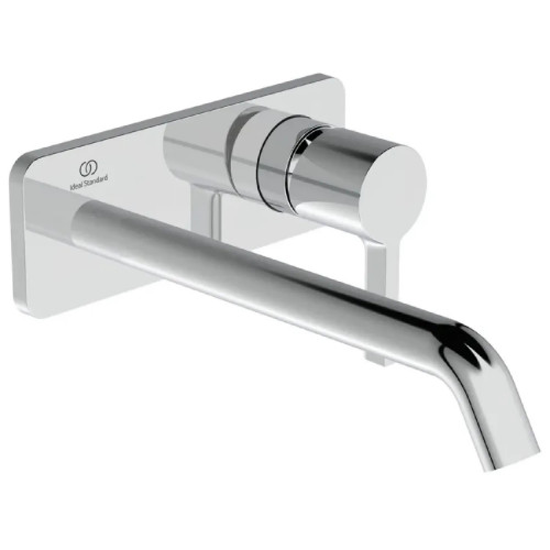 Miscelatore monocomando lavabo a parete 22 cm Joy cromo - Ideal Standa