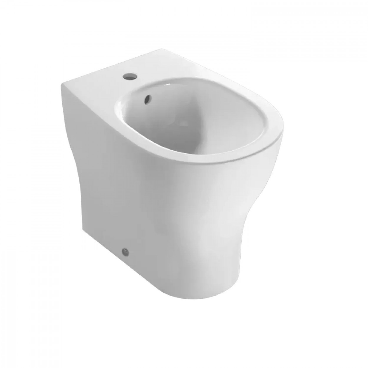 Bidet a terra filo muro 52 cm Grace bianco lucido - Globo