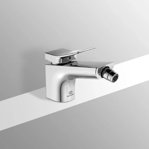 Miscelatore monocomando bidet Conca cromo - Scarico incluso | Ideal St