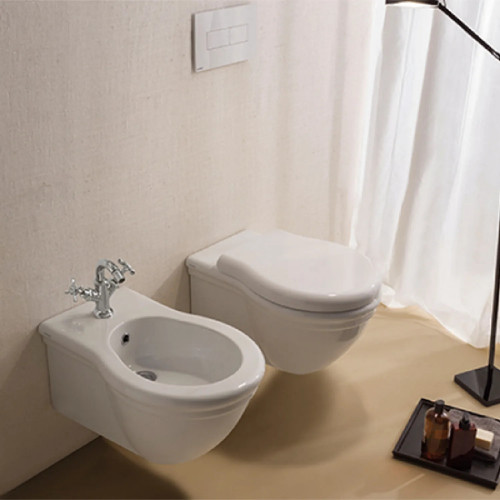 Bidet sospeso 57 cm Paestum bianco lucido - Globo | Meglioalge.it