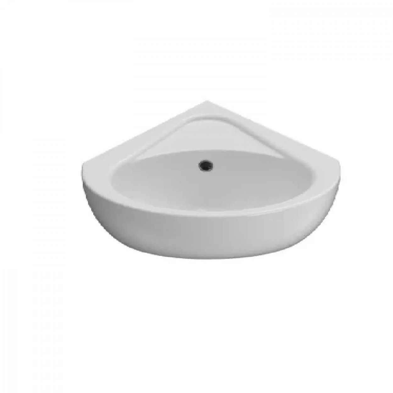 Lavabo ad angolo sospeso 41x46 cm Torano bianco lucido - Globo