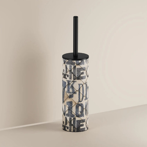 Portascopino da appoggio Typo in acciaio inox - Inda