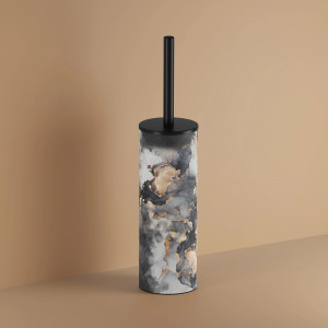 Portascopino da appoggio Vulcano grigio opaco - Inda 2