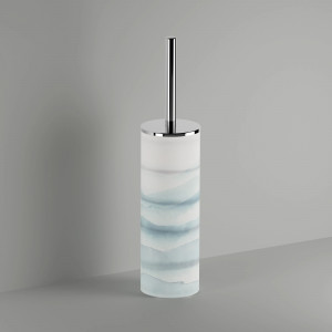 Portascopino da appoggio Nebula interno bianco - Inda 2