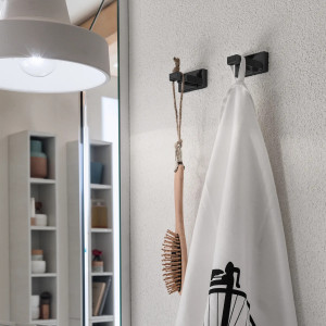 Set accessori bagno Lea nero opaco – Inda 2