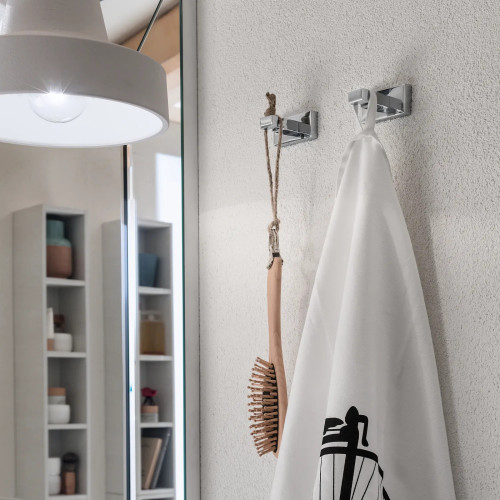 Set accessori bagno Lea cromo lucido - Inda