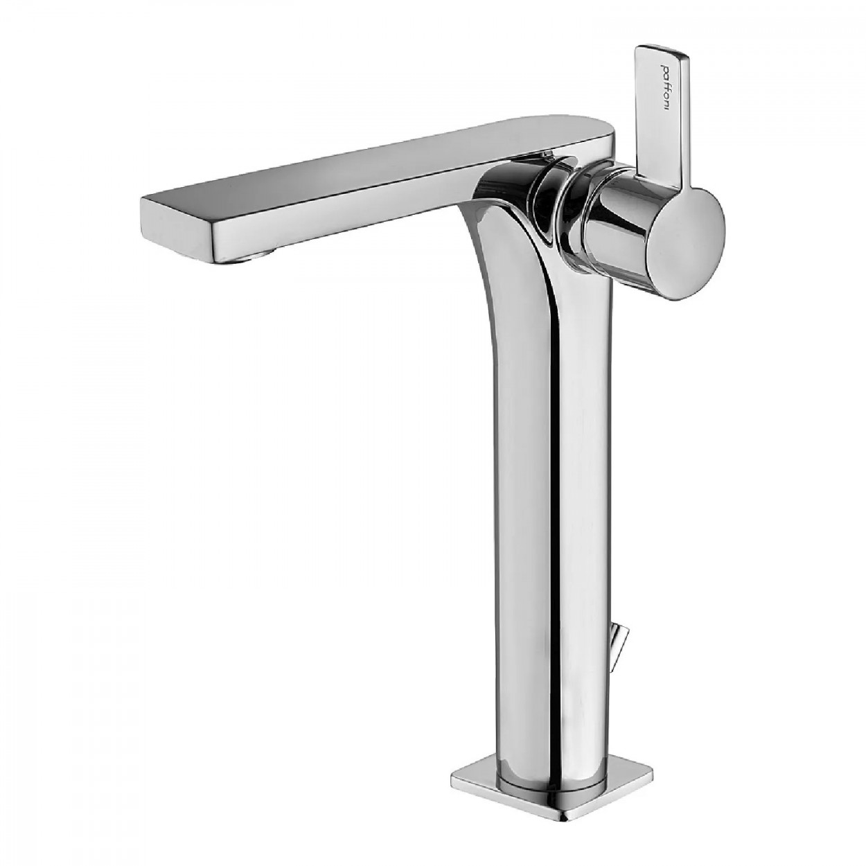 Miscelatore lavabo alto con scarico clic-clac Rock cromo - Paffoni