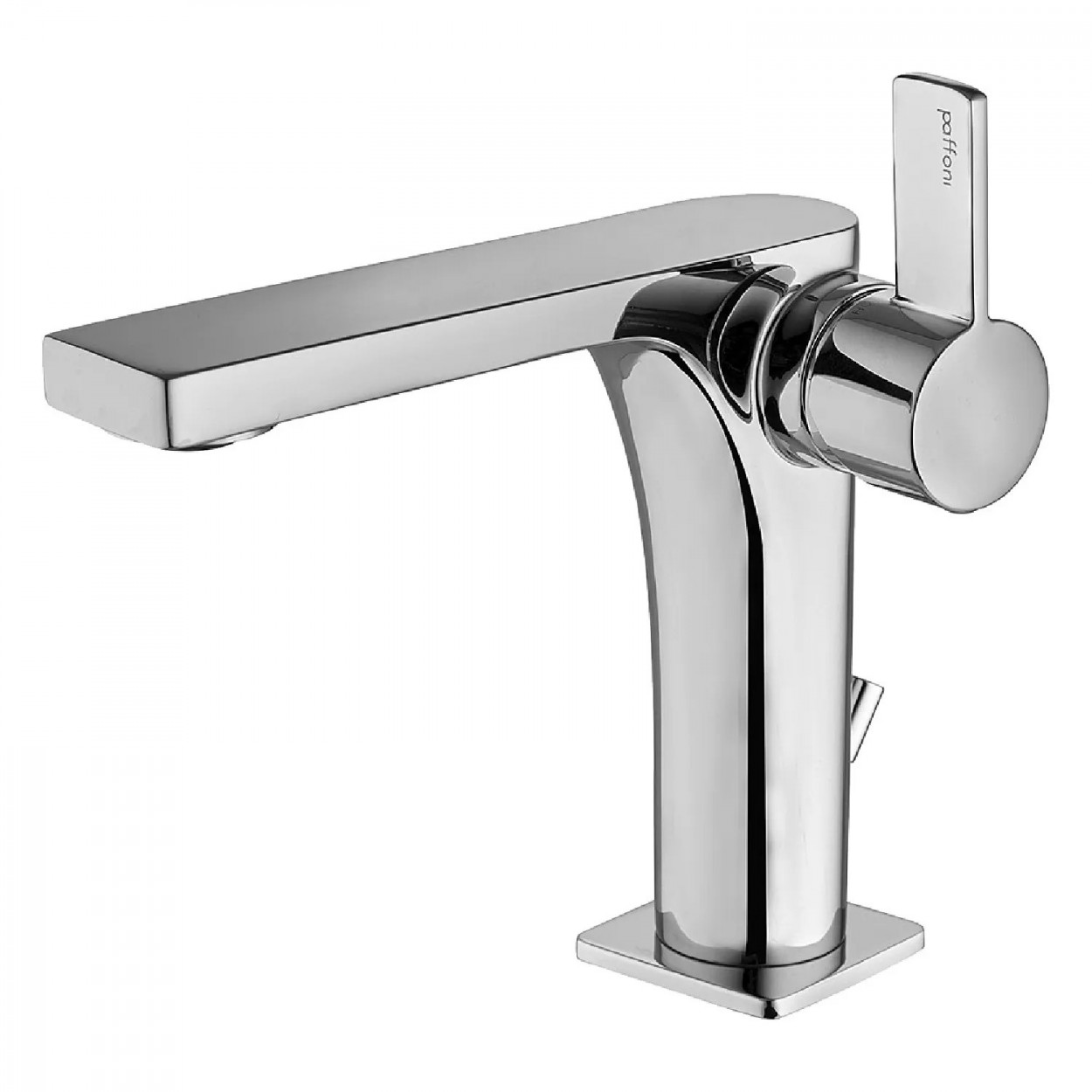 Miscelatore lavabo con scarico automatico Rock cromo - Paffoni