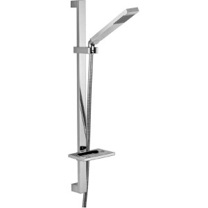 Saliscendi con porta sapone Level cromo - Paffoni