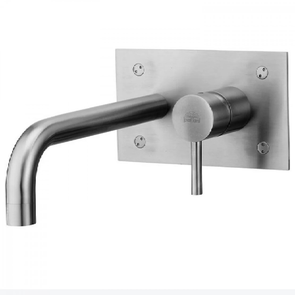 Miscelatore incasso lavabo con piastra Steel acciaio inox - Paffoni