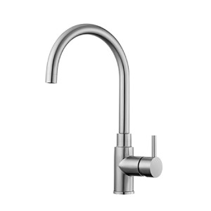 Miscelatore lavello con canna orientabile Steel acciaio inox - Paffoni