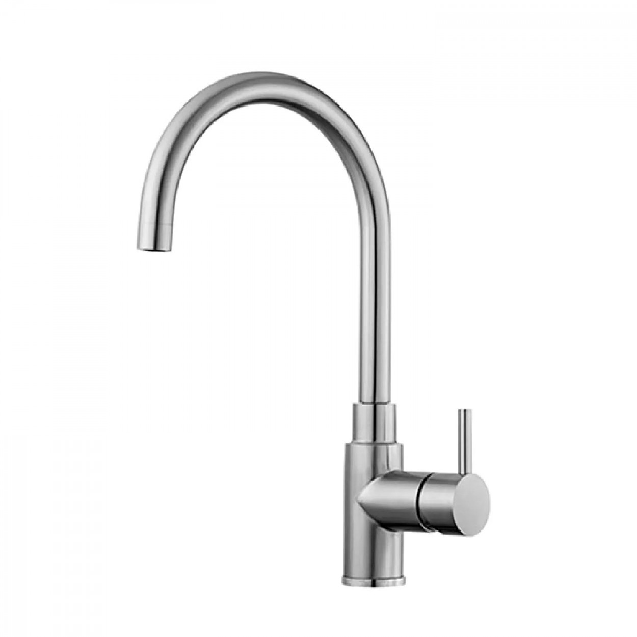 Miscelatore lavello con canna orientabile Steel acciaio inox - Paffoni