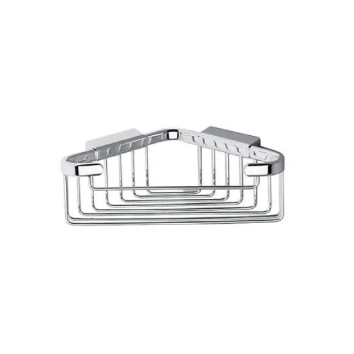 Cestino portaoggetti angolare Hotellerie 17 cm cromo - Inda