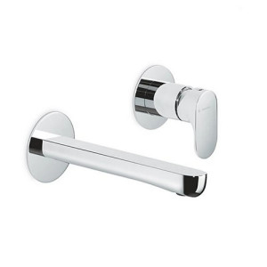Gruppo Miscelatore per Lavabo a Parete Linfa II Cromo - Newform | Megl