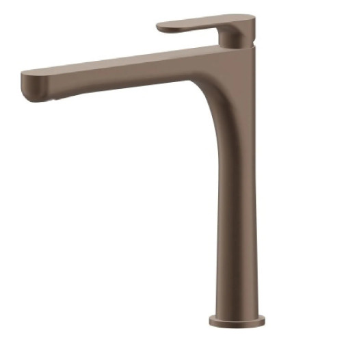 Miscelatore Monocomando Alta per Lavabo Senza Scarico Linfa II Copper