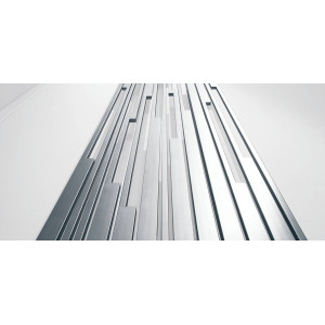 Radiatore verticale Stradivari h2100x660 mm inox satinato – Cordivari 2