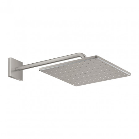 Soffione doccia a parete Rainshower 310 Cube satinato super steel Groh