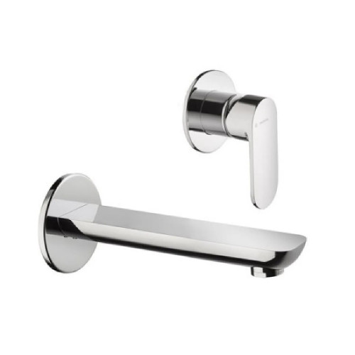 Gruppo Miscelatore per Lavabo a Parete Extro Cromo - Newform | Meglioa