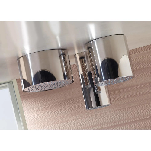 Soffione doccia monogetto Oki 200 mm cromo lucido - Bossini