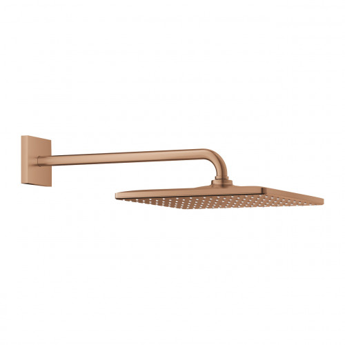 Soffione Doccia a Parete Rainshower Mono 310 Cube Oro Rosa Spazzolato