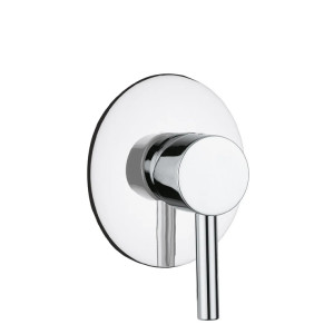 Miscelatore per doccia ad incasso Bambù cromo - Bellosta