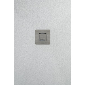 Piatto doccia angolare 80x80 cm R55 Forma Zoe ghiaccio - Hafro 2