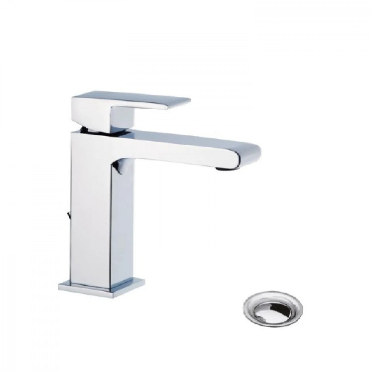 Miscelatore per lavabo monoforo con scarico Eco Jq cromo - Bellosta