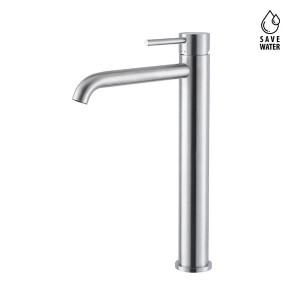 Miscelatore monocomando lavabo alto senza scarico X-Steel 316 inox New