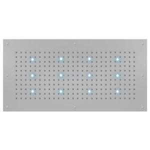 Soffione doccia da incasso Dream Xl Light Rgb cromo - Bossini