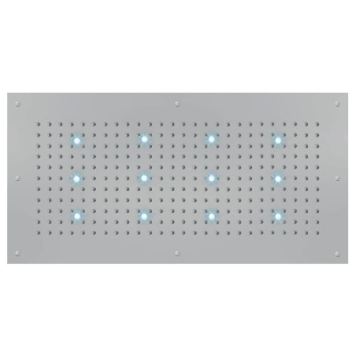 Soffione doccia da incasso Dream Xl Light Rgb cromo - Bossini