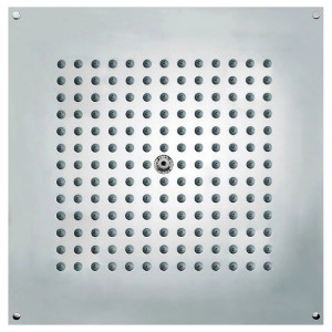 Soffione doccia da incasso 37x37 cm Dream cromo - Bossini